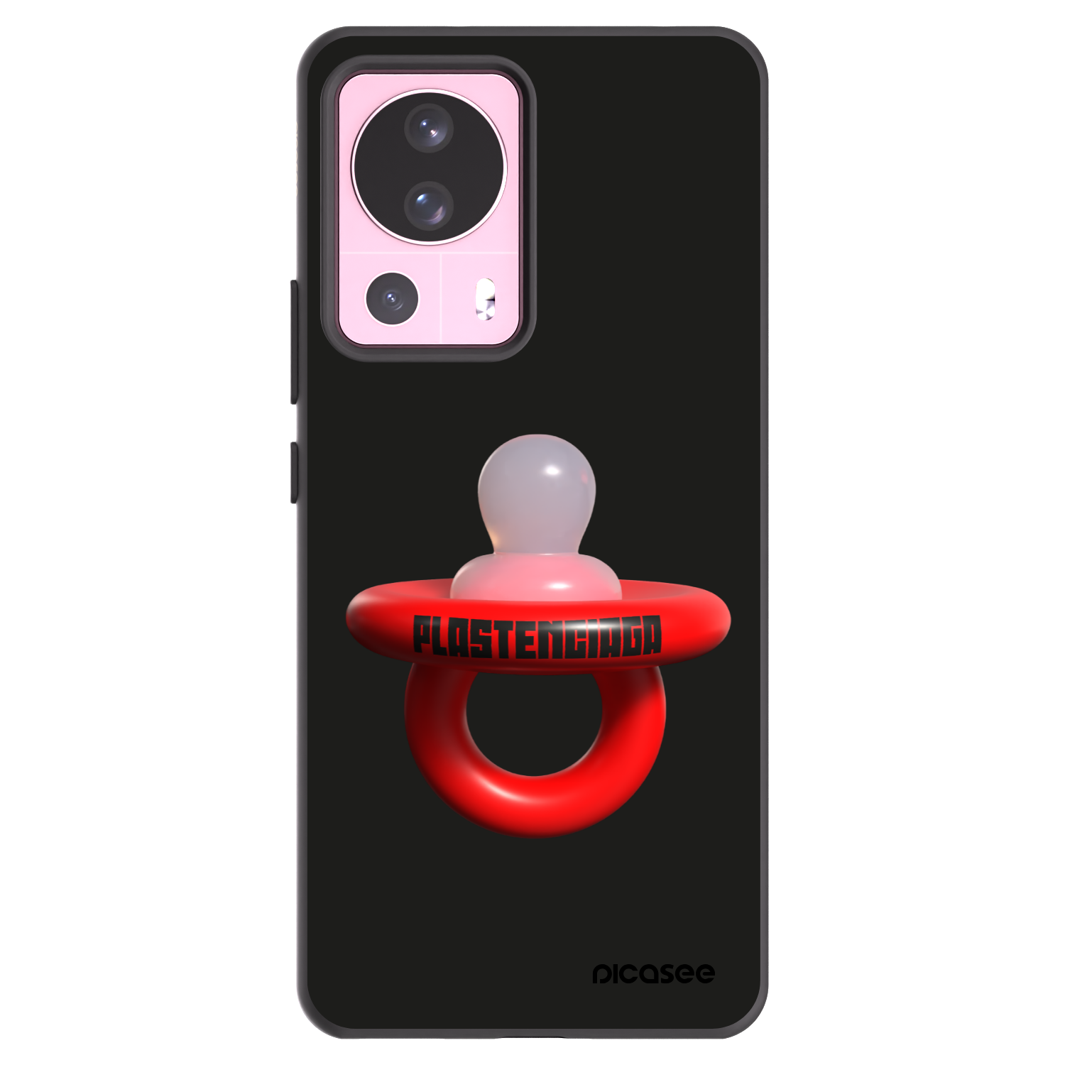 Picasee Μαύρη θήκη σιλικόνης για Xiaomi 13 Lite - Le Dudel