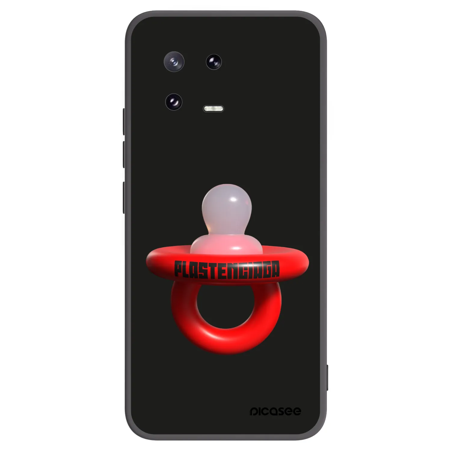 Picasee Μαύρη θήκη σιλικόνης για Xiaomi 13 Pro - Le Dudel