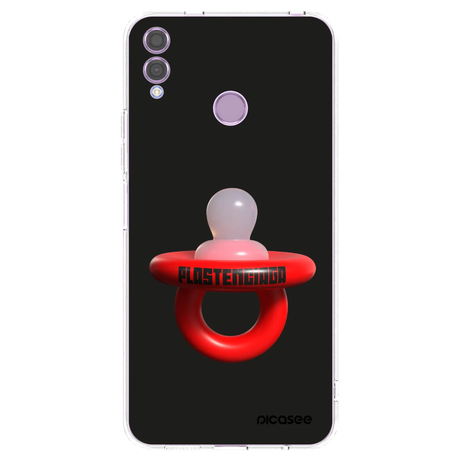 Picasee διαφανής θήκη σιλικόνης Honor 8X - Le Dudel
