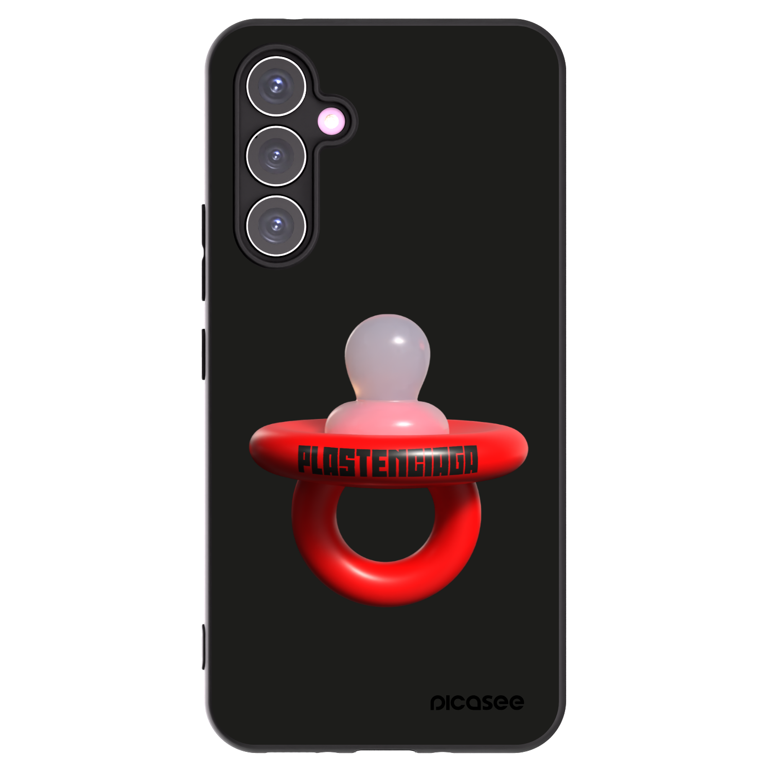 Picasee Μαύρη θήκη σιλικόνης για Samsung Galaxy A54 5G A546B - Le Dudel