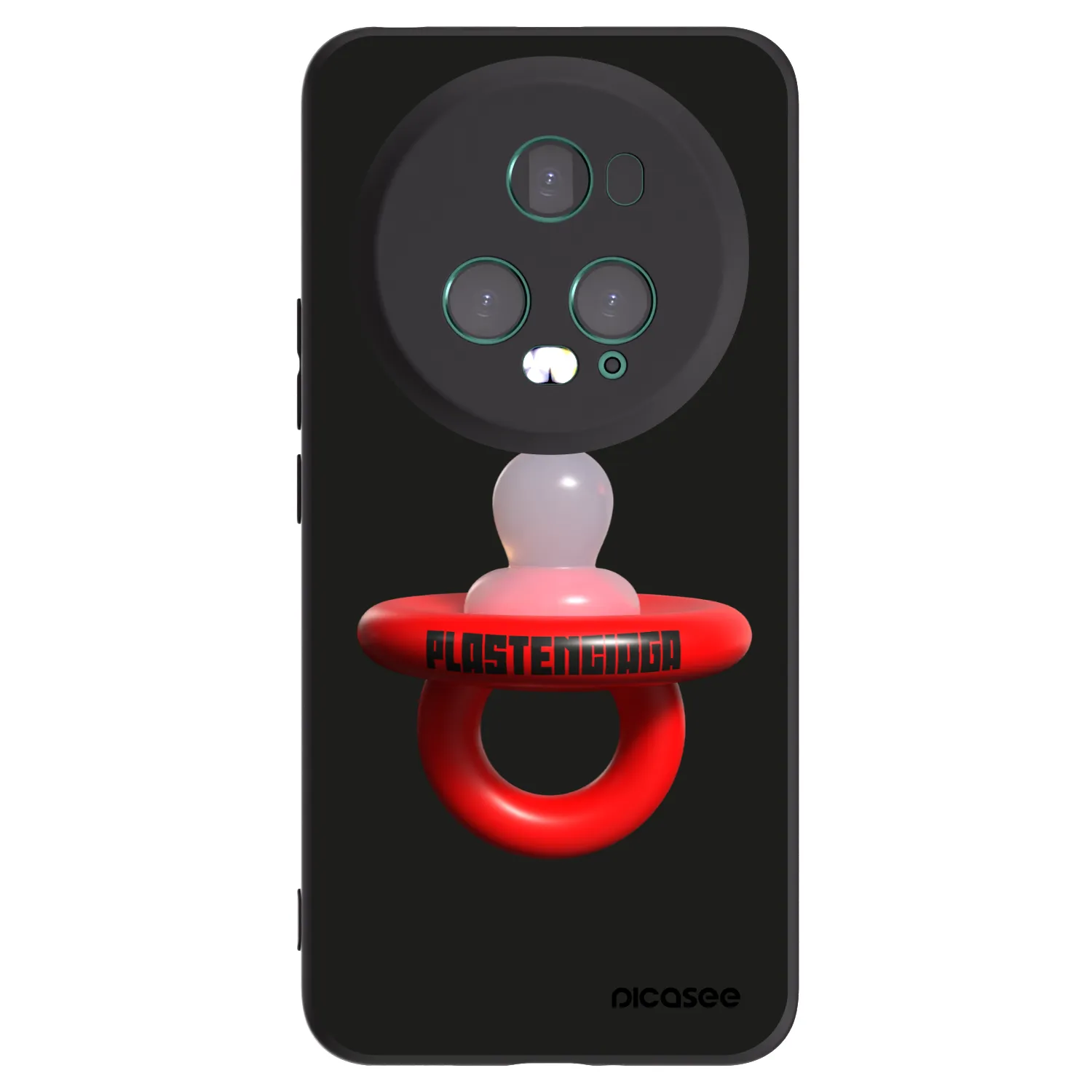 Picasee Μαύρη θήκη σιλικόνης για Honor Magic5 Pro - Le Dudel