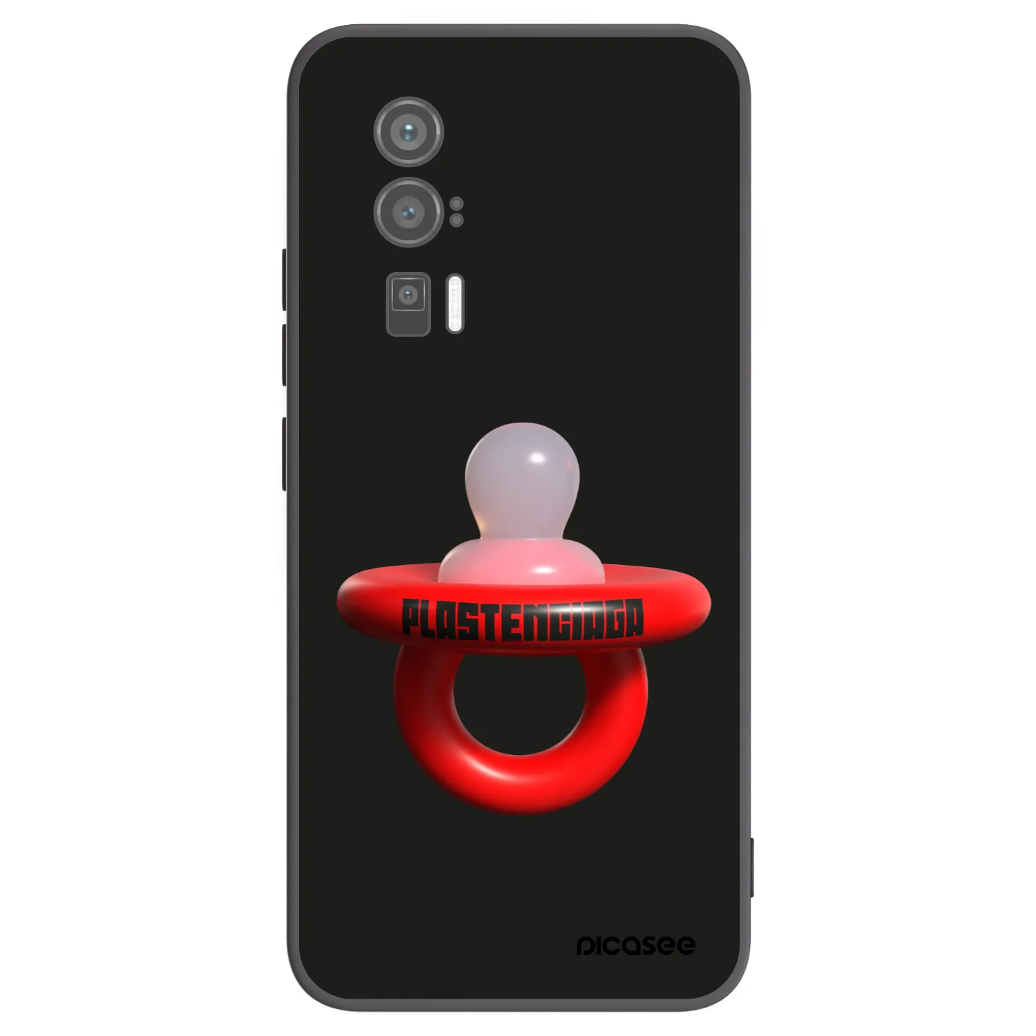 Picasee Μαύρη θήκη σιλικόνης για Xiaomi Poco F5 Pro 5G - Le Dudel