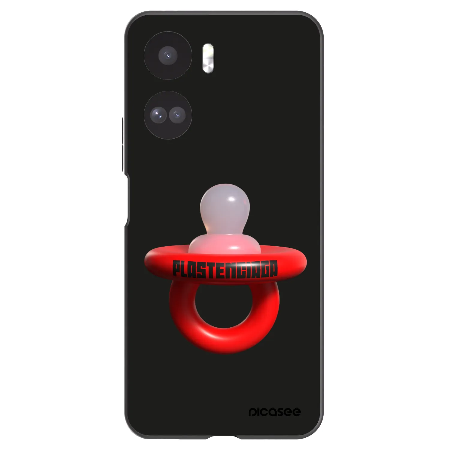 Picasee Μαύρη θήκη σιλικόνης για Honor 90 Lite 5G - Le Dudel