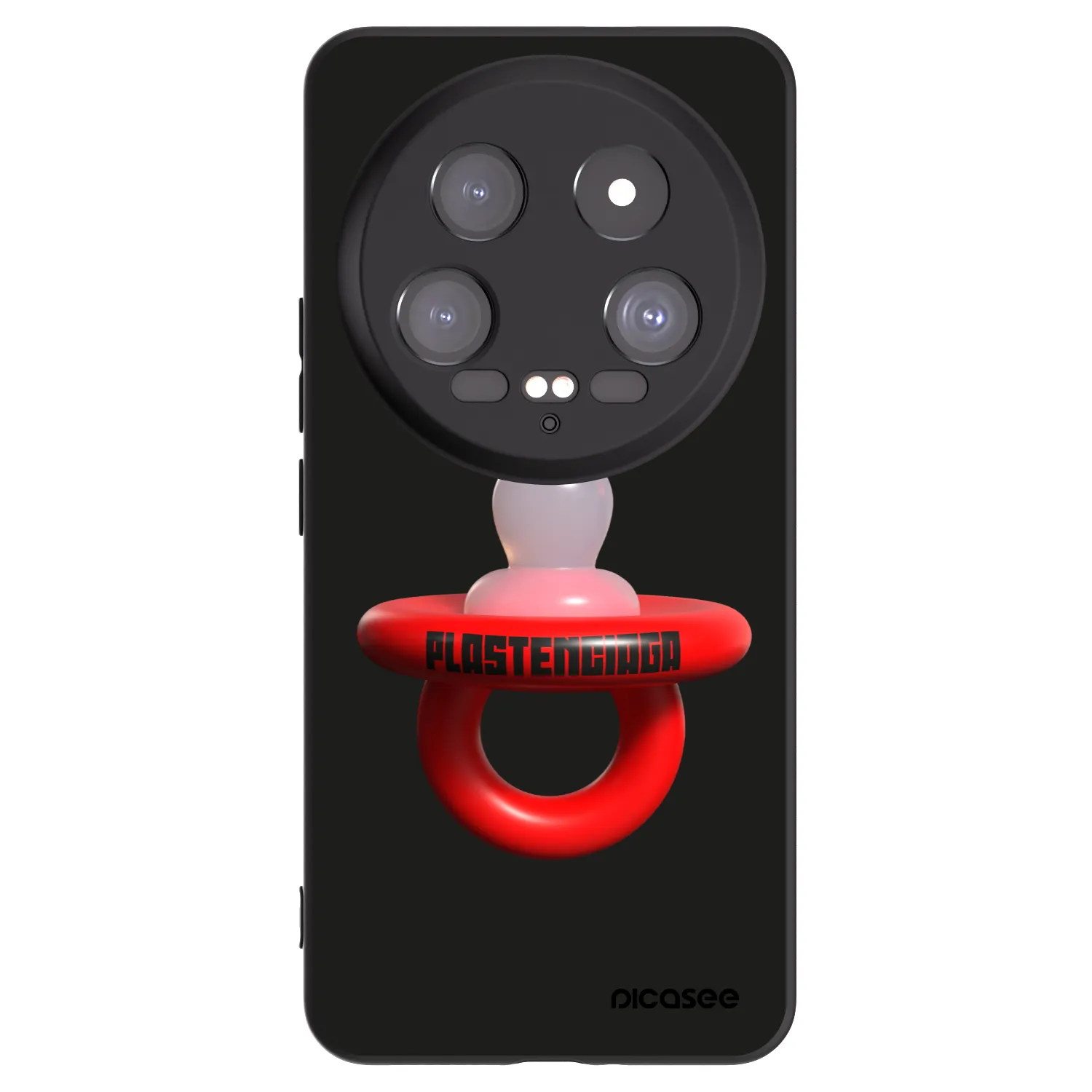 Picasee Μαύρη θήκη σιλικόνης για Xiaomi 14 Ultra - Le Dudel