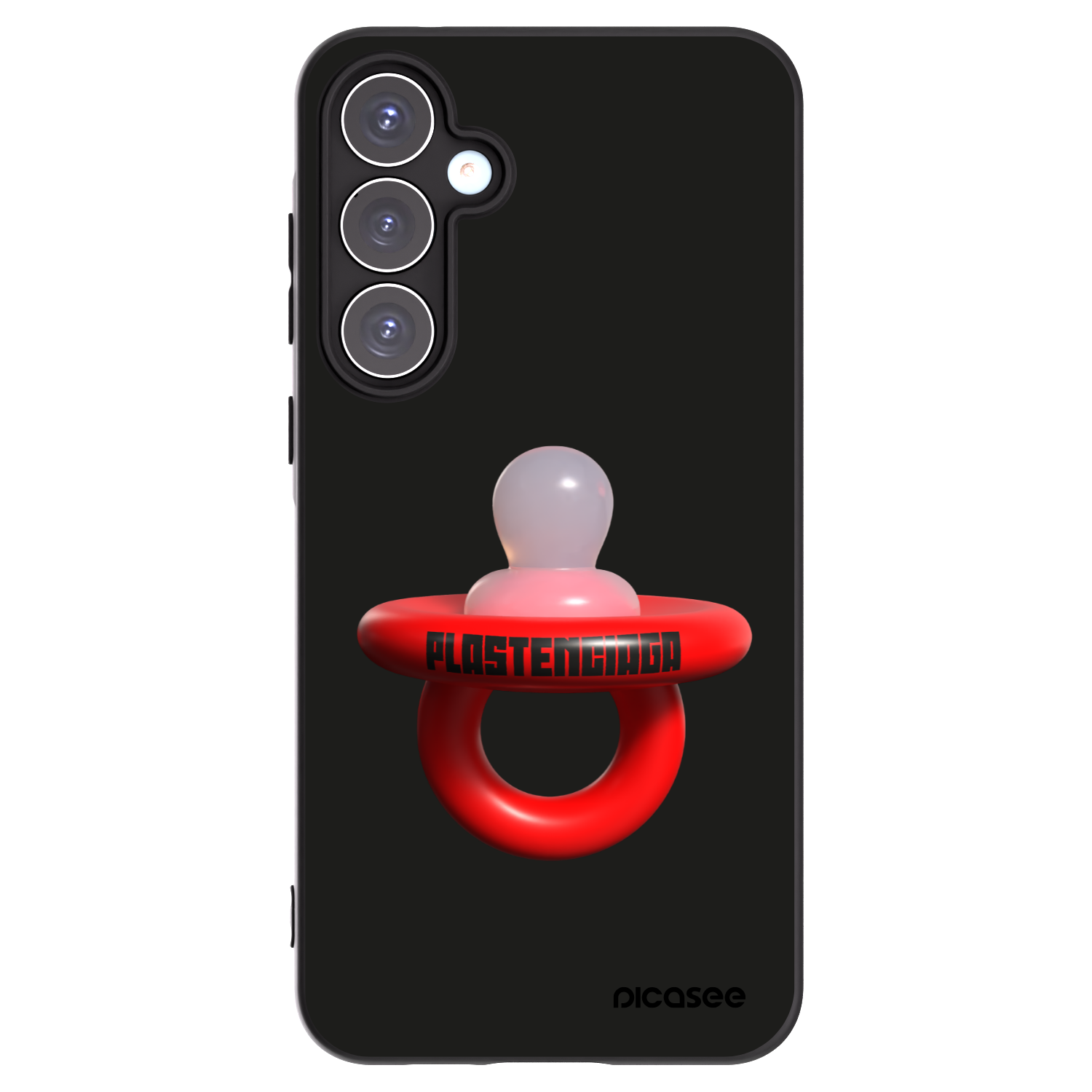 Picasee Μαύρη θήκη σιλικόνης για Samsung Galaxy A55 5G A556B - Le Dudel