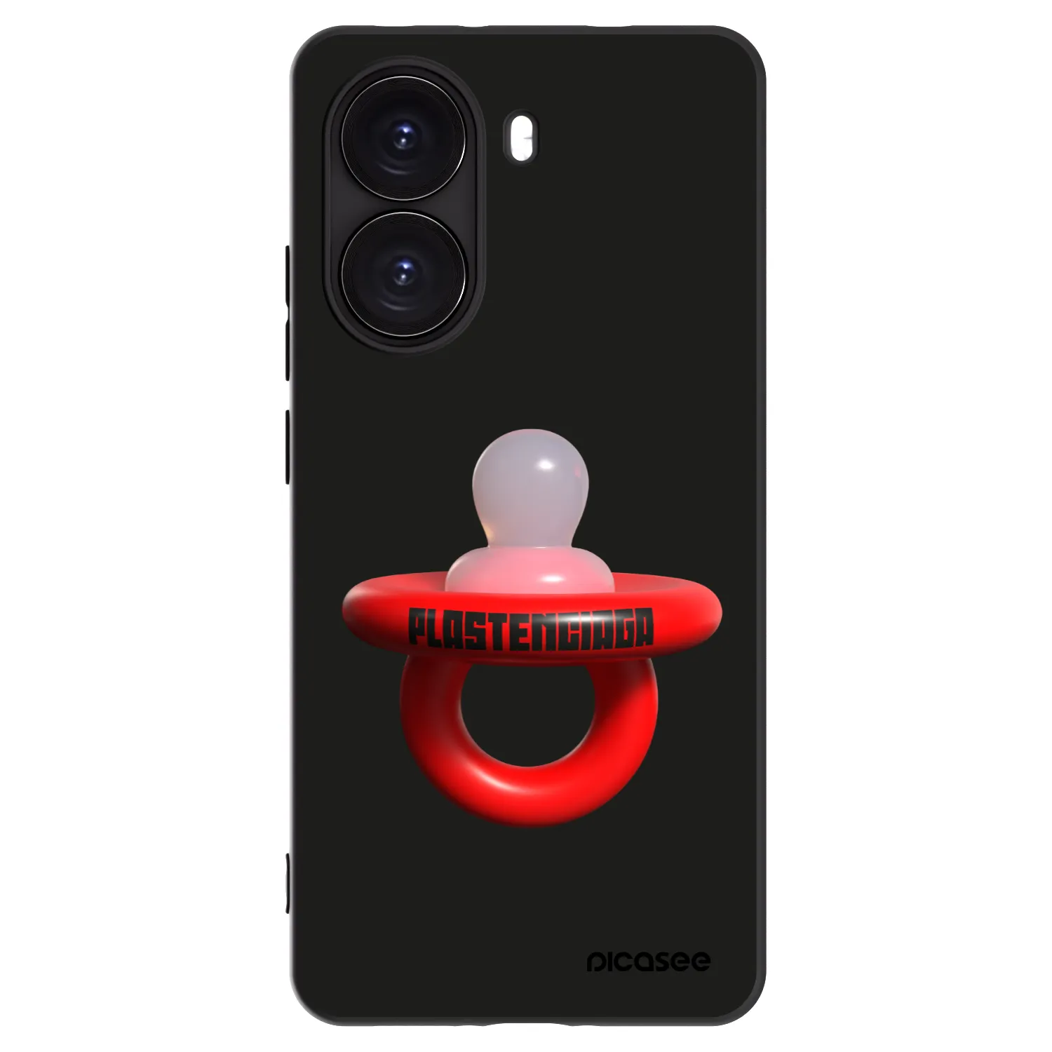 Picasee Μαύρη θήκη σιλικόνης για Xiaomi Poco X7 Pro 5G - Le Dudel