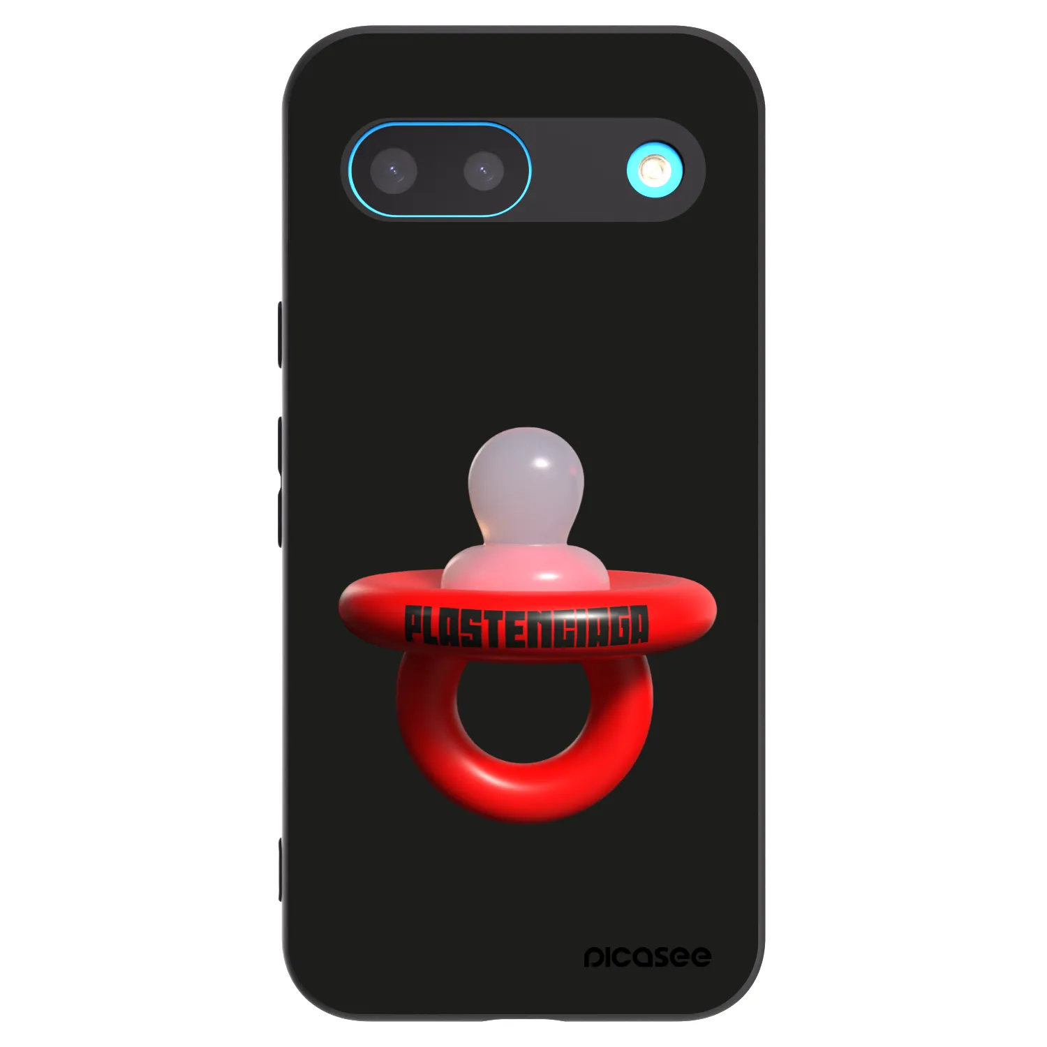 Picasee Μαύρη θήκη σιλικόνης για Google Pixel 8 - Le Dudel
