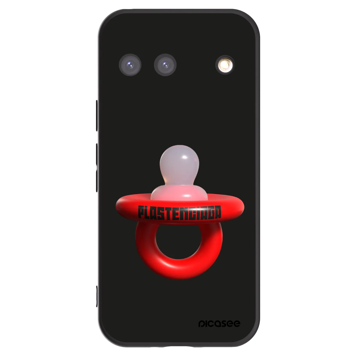 Picasee Μαύρη θήκη σιλικόνης για Google Pixel 9 - Le Dudel
