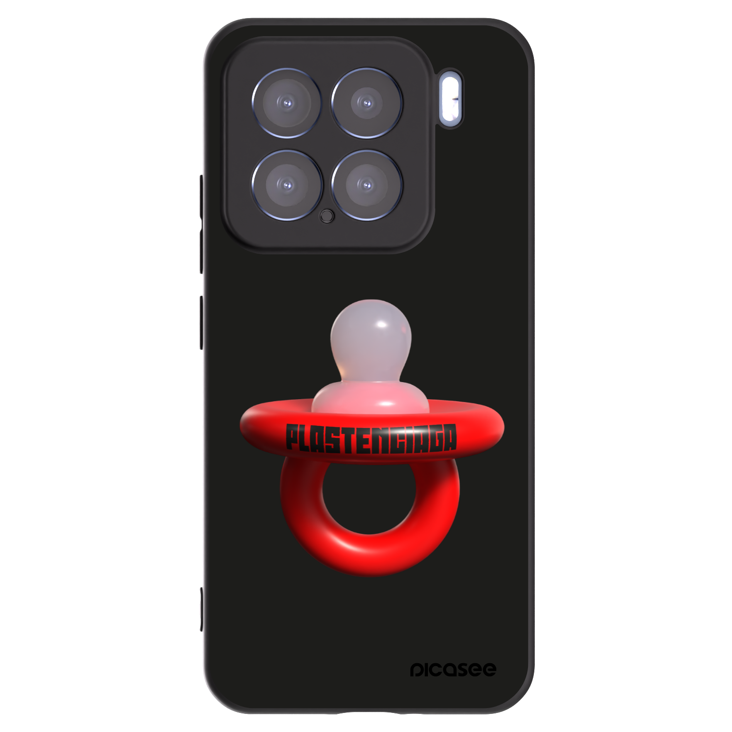 Picasee Μαύρη θήκη σιλικόνης για Xiaomi 15 - Le Dudel