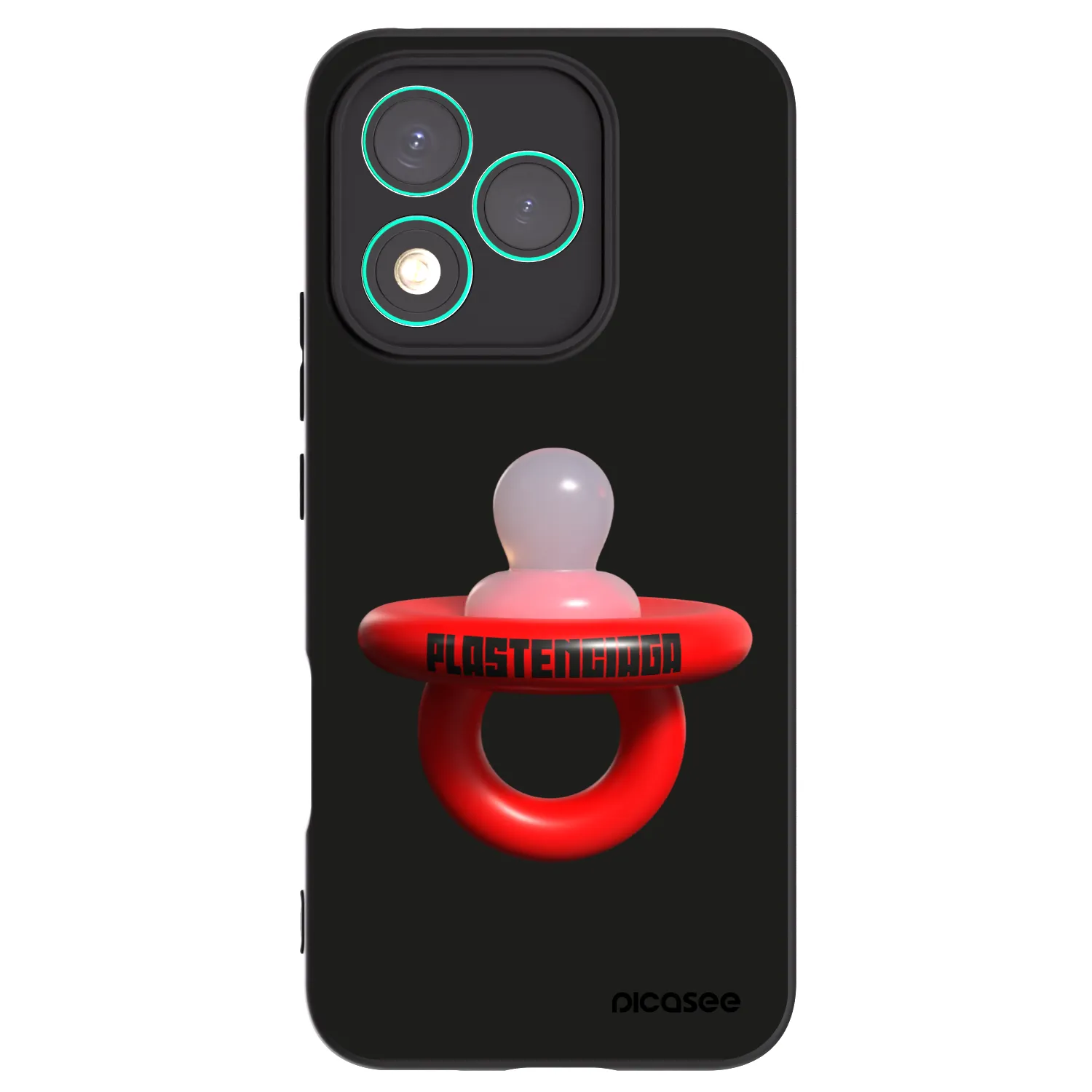 Picasee Μαύρη θήκη σιλικόνης για Honor 400 Lite 5G - Le Dudel