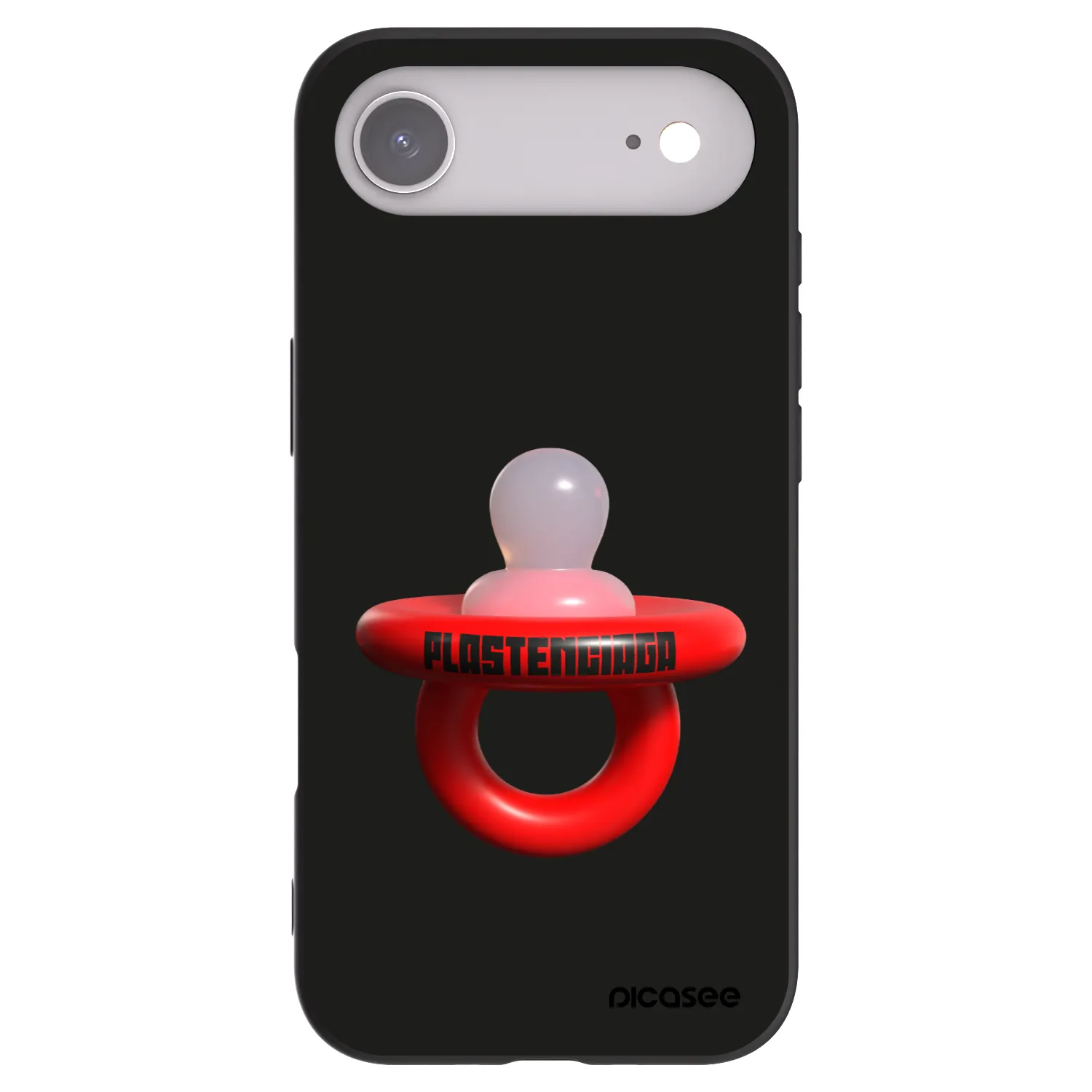 Picasee Μαύρη θήκη σιλικόνης για Apple iPhone Air - Le Dudel