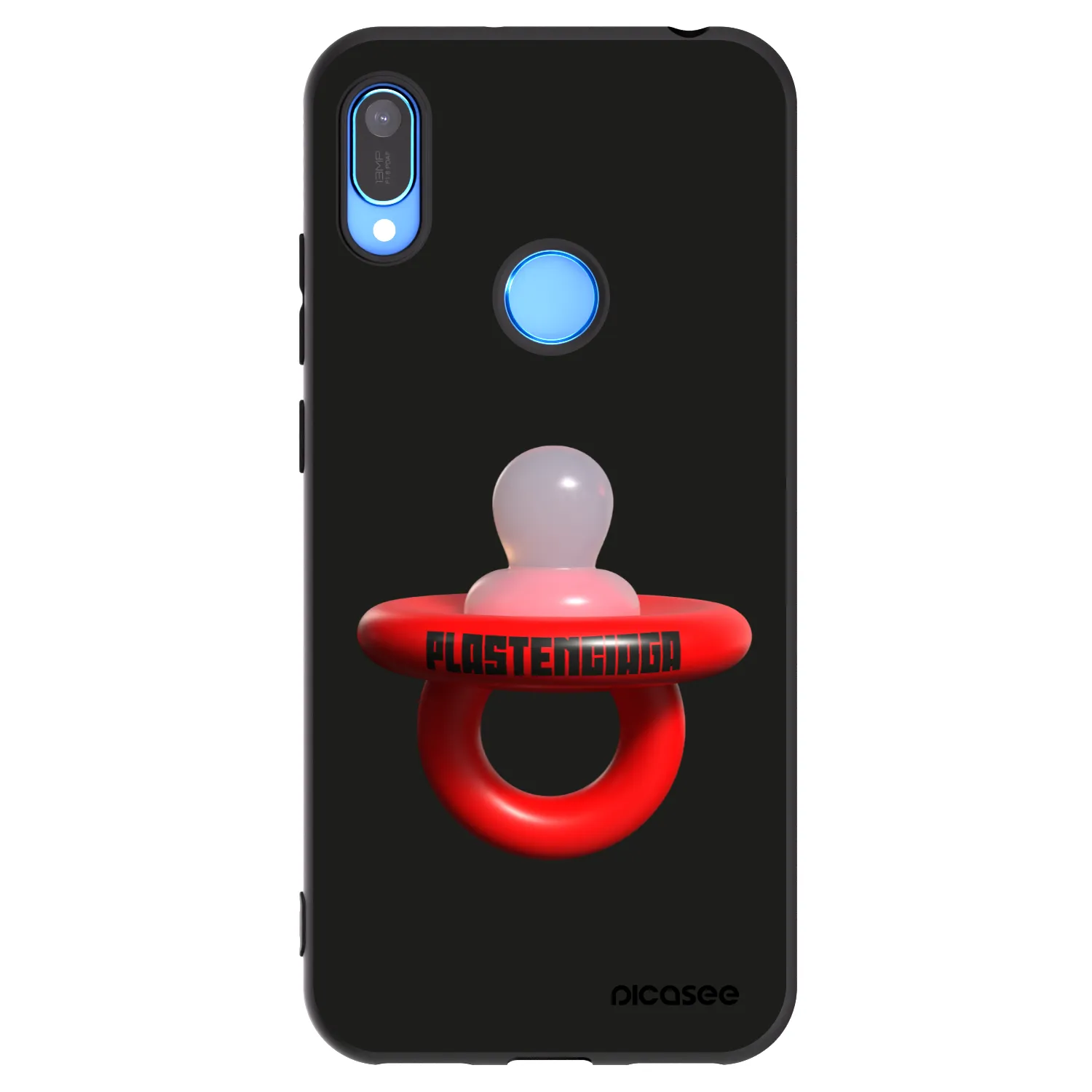 Picasee Μαύρη θήκη σιλικόνης για Huawei Y6 2019 - Le Dudel