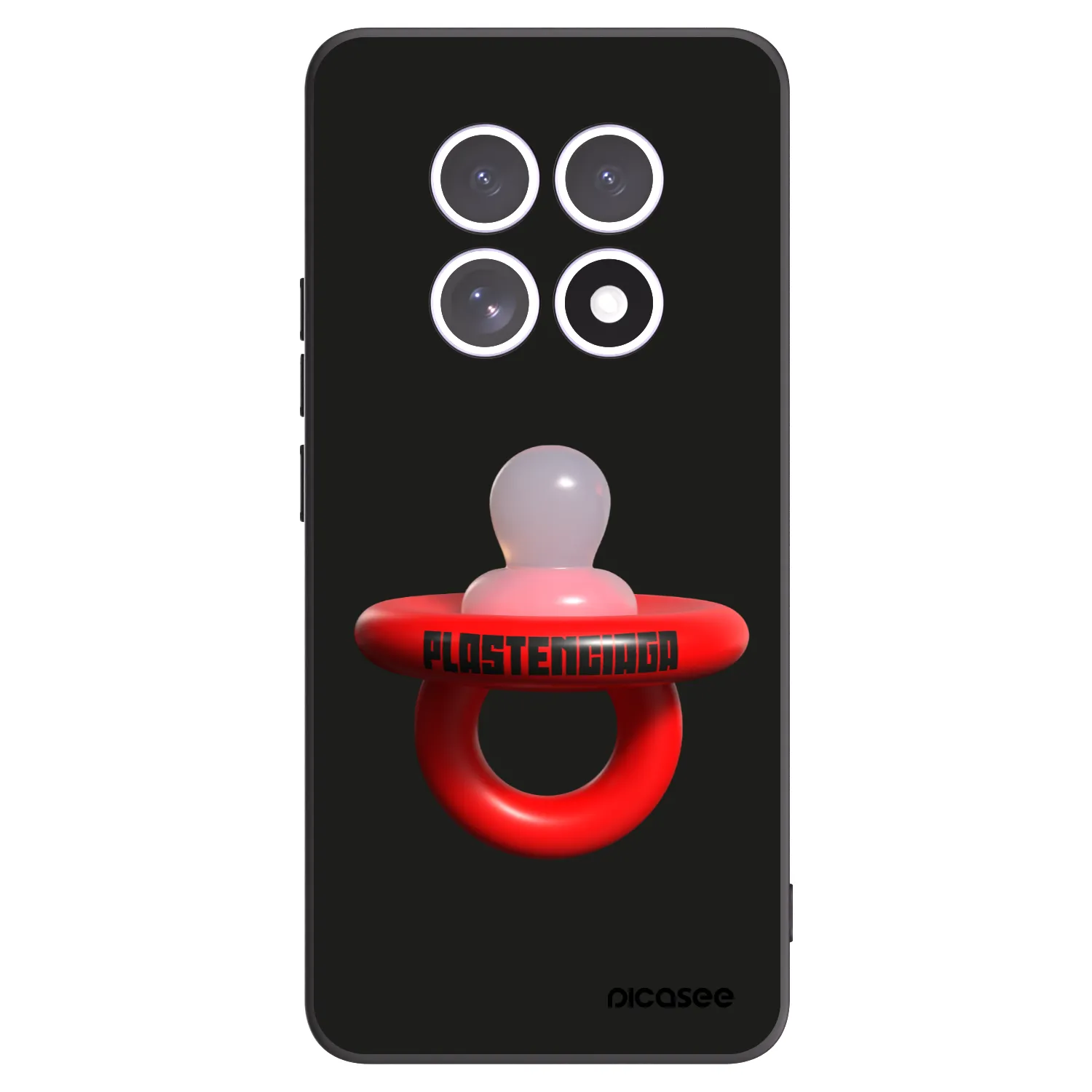 Picasee Μαύρη θήκη σιλικόνης για Xiaomi Redmi Note 15 - Le Dudel