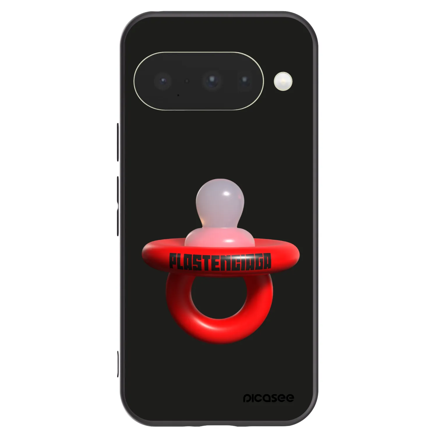 Picasee Μαύρη θήκη σιλικόνης για Google Pixel 10 - Le Dudel