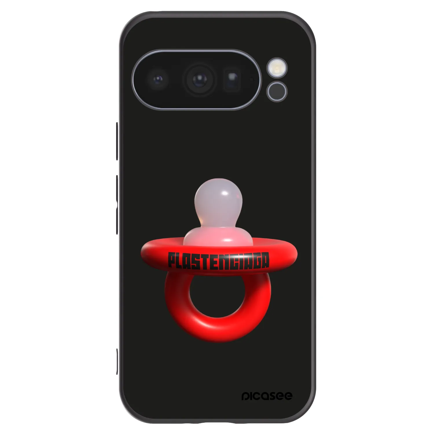Picasee Μαύρη θήκη σιλικόνης για Google Pixel 10 Pro - Le Dudel