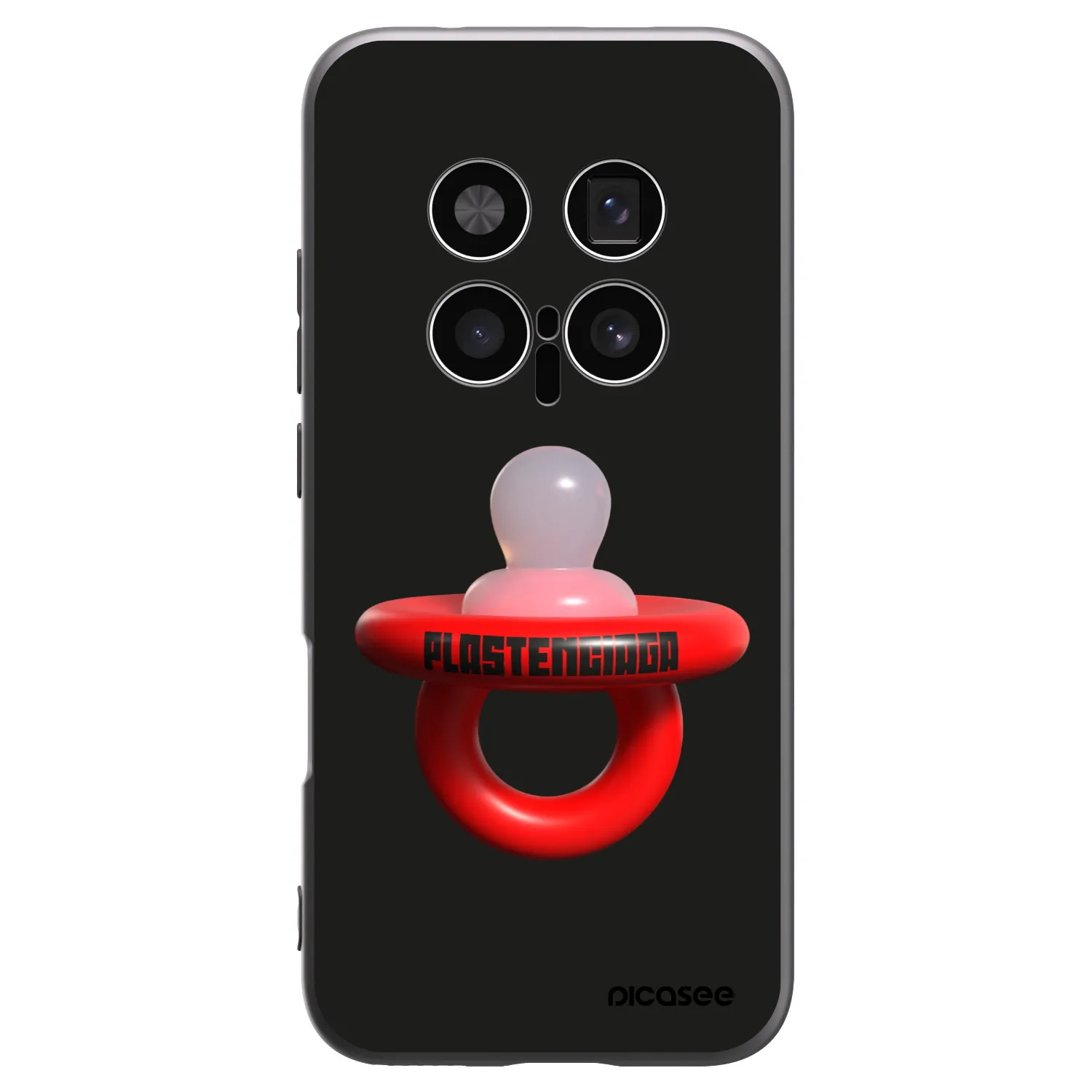 Picasee Μαύρη θήκη σιλικόνης για Honor Magic8 Pro 5G - Le Dudel