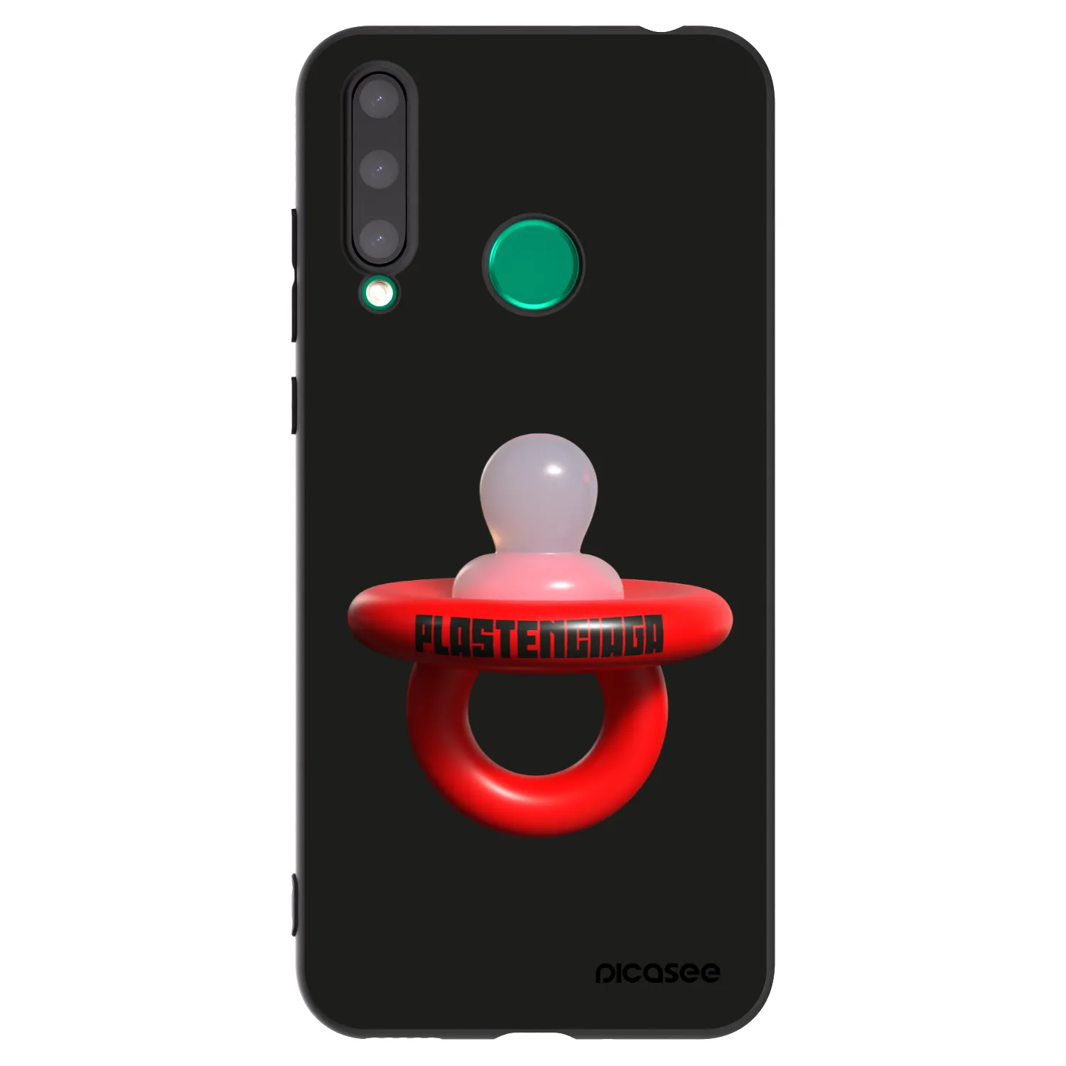 Picasee Μαύρη θήκη σιλικόνης για Honor 20 Lite - Le Dudel