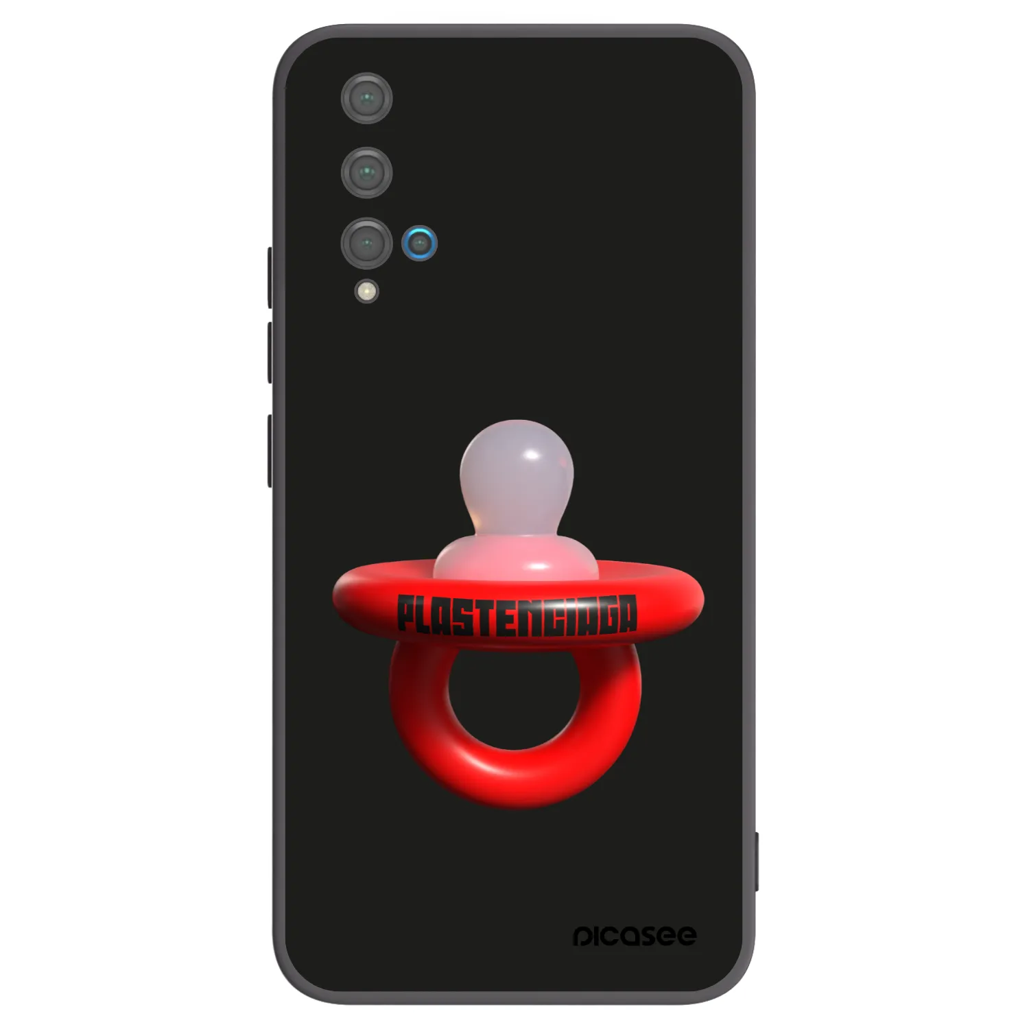 Picasee Μαύρη θήκη σιλικόνης για Huawei Nova 5T - Le Dudel