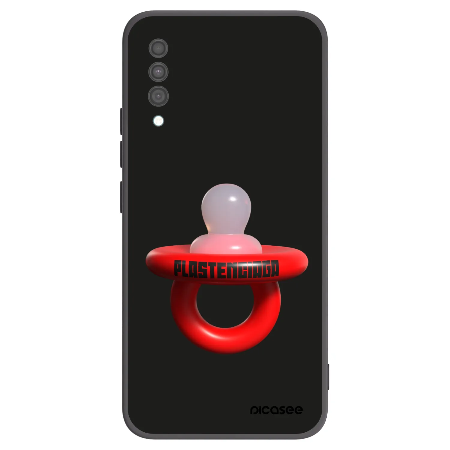 Picasee Μαύρη θήκη σιλικόνης για Samsung Galaxy A30s A307F - Le Dudel