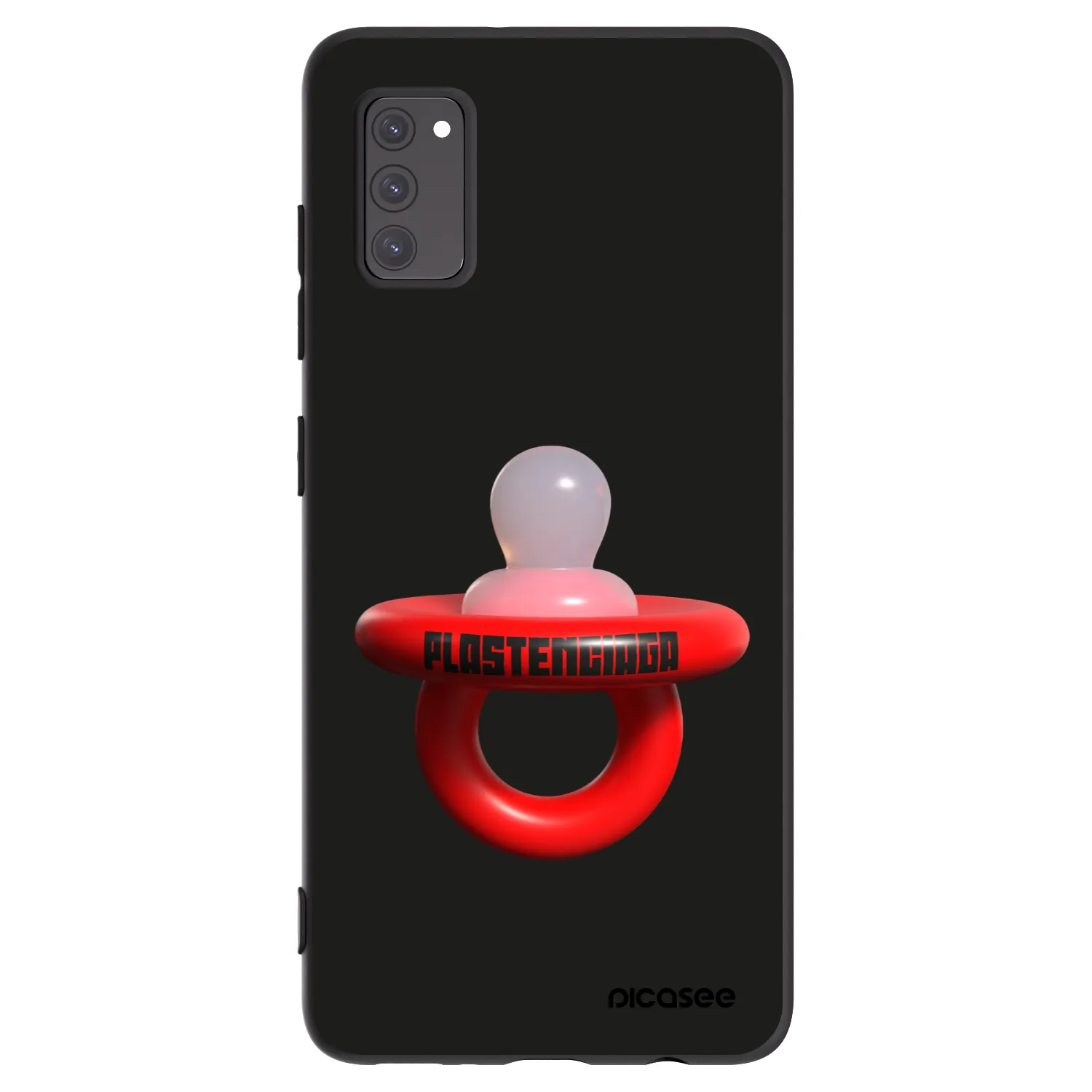 Picasee Μαύρη θήκη σιλικόνης για Samsung Galaxy A41 A415F - Le Dudel