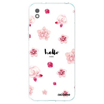 Picasee Μαύρη θήκη σιλικόνης για Xiaomi Redmi 9A - Hello there