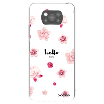 Picasee Μαύρη θήκη σιλικόνης για Xiaomi Poco X3 - Hello there