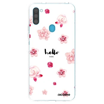 Picasee διαφανής θήκη σιλικόνης Samsung Galaxy M11 - Hello there