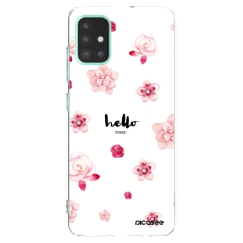Picasee διαφανής θήκη σιλικόνης Samsung Galaxy M31s - Hello there