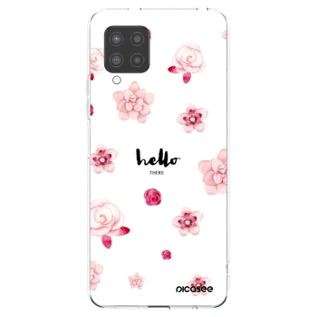 Picasee διαφανής θήκη σιλικόνης Samsung Galaxy A42 A426B - Hello there