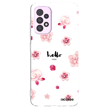 Picasee διαφανής θήκη σιλικόνης Samsung Galaxy A32 5G A326B - Hello there