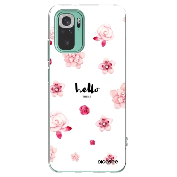 Picasee διαφανής θήκη σιλικόνης Xiaomi Redmi Note 10 Pro - Hello there