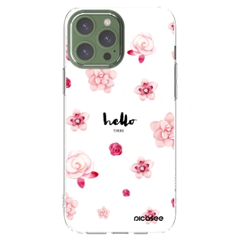 Picasee διαφανής θήκη σιλικόνης Apple iPhone 13 Pro Max - Hello there