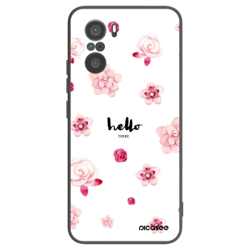 Picasee Μαύρη θήκη σιλικόνης για Xiaomi Poco F3 - Hello there