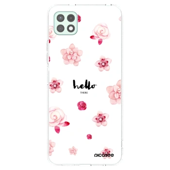 Picasee διαφανής θήκη σιλικόνης Samsung Galaxy A22 A226B 5G - Hello there