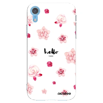 Picasee διαφανής θήκη σιλικόνης Apple iPhone XR - Hello there