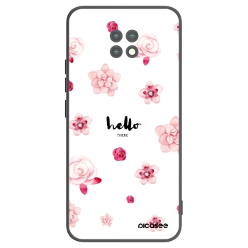 Picasee Μαύρη θήκη σιλικόνης για Xiaomi Redmi Note 9T - Hello there