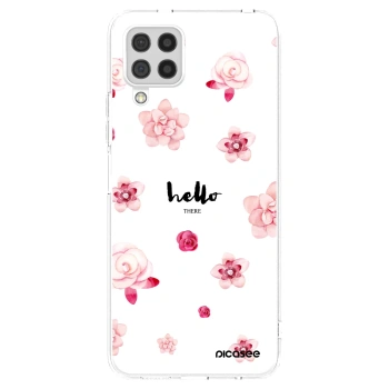 Picasee διαφανής θήκη σιλικόνης Samsung Galaxy A22 A225F 4G - Hello there