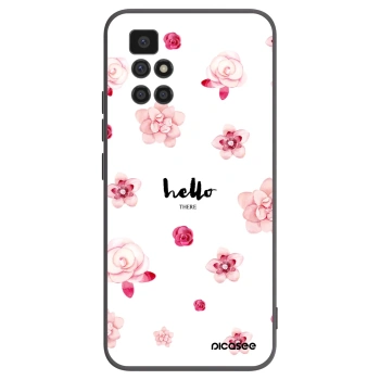 Picasee Μαύρη θήκη σιλικόνης για Xiaomi Redmi 10 - Hello there