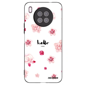Picasee Μαύρη θήκη σιλικόνης για Huawei Nova 8i - Hello there