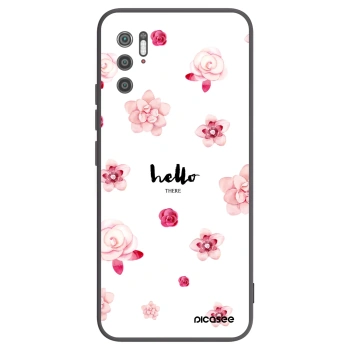 Picasee Μαύρη θήκη σιλικόνης για Xiaomi Poco M3 Pro 5G - Hello there