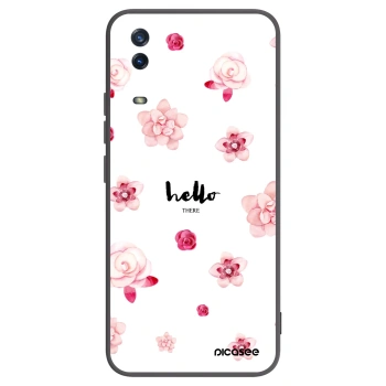 Picasee Μαύρη θήκη σιλικόνης για Vivo Y11s - Hello there