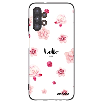 Picasee Μαύρη θήκη σιλικόνης για Samsung Galaxy A13 4G A135 - Hello there