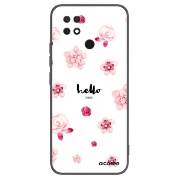 Picasee Μαύρη θήκη σιλικόνης για Xiaomi Redmi 10C - Hello there