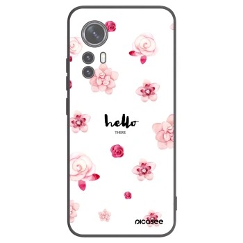 Picasee Μαύρη θήκη σιλικόνης για Xiaomi 12X - Hello there