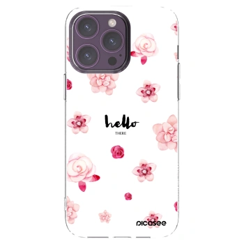 Picasee διαφανής θήκη σιλικόνης Apple iPhone 14 Pro Max - Hello there
