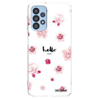 Picasee διαφανής θήκη σιλικόνης Samsung Galaxy A23 A235F 4G - Hello there