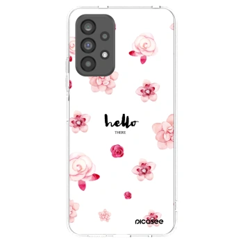 Picasee διαφανής θήκη σιλικόνης Samsung Galaxy A73 5G - Hello there