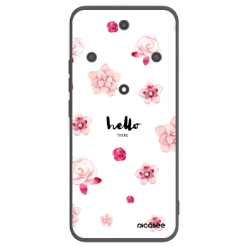 Picasee Μαύρη θήκη σιλικόνης για Honor Magic5 Lite 5G - Hello there