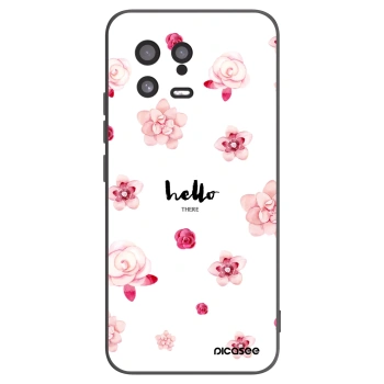 Picasee Μαύρη θήκη σιλικόνης για Xiaomi 13 - Hello there