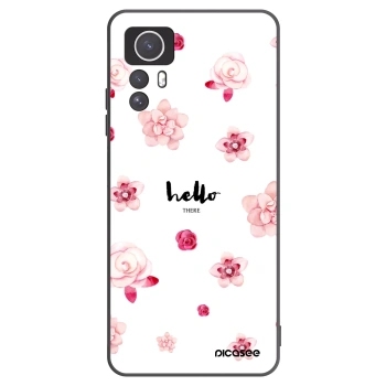 Picasee Μαύρη θήκη σιλικόνης για Xiaomi Redmi Note 12S - Hello there